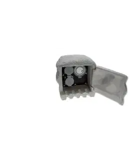 Záhradné lampy  XSTA-222GT - Vonkajší zásuvkový stĺpik s časovačom 2Z IP44 XSTA-222GT