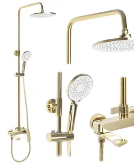Kúpeľňové batérie REA REA - Sprchový set AVALON GOLD REA-P8812