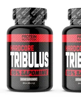 Anabolizéry a NO doplnky 1+1 Zadarmo: Hardcore Tribulus 95% - Protein Nutrition 100 tbl. + 100 tbl. 