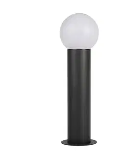Exteriérové svietidlá Záhradná Luster STONO 50 46084 SENSOR GRAPHITE LP1