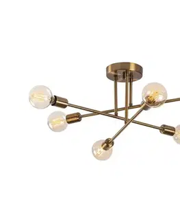 Svietidlá  Prisadený luster FLOWER 6xE27/40W/230V 521SHN3435