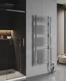 Radiátory do kúpeľne MEXEN/S - Ares radiátor + vykurovacia tyč 1500 x 600 mm, 600 W, chróm W102-1500-600-2600-01