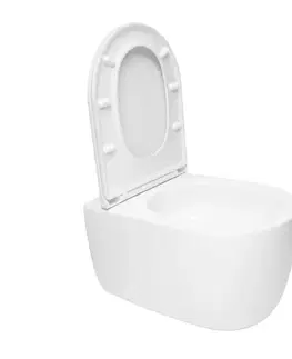 Záchody WC s doskou softclose závesné SAT Ergo vírové SATPSWC Plus Size SATPSWC