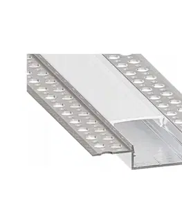LED osvetlenie SmartLED Vstavaný profil pre LED pásy 1 m strieborný/biely 7569
