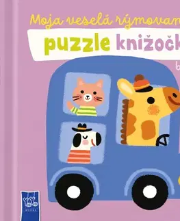 Leporelá, krabičky, puzzle knihy Moja veselá rýmovaná puzzle knížočka - Brrrm!