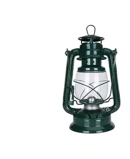 Lampy BRILAGI - Petrolejová lampa LANTERN 28 cm zelená PGRE28