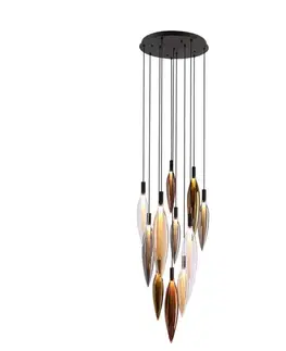 Stropná svetla Lampa wisząca Nordic szklane tuby kolorowe do salonu