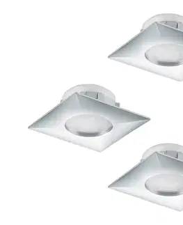 LED osvetlenie Eglo 95802 - SADA 3 ks LED podhľadových svietidiel PINEDA LED/6W/230V 95802