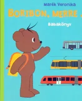 Leporelá, krabičky, puzzle knihy Boribon, merre jársz? - Veronika Marék