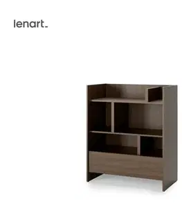 Regále Dig-net nábytok Regál Lenart BED CONCEPT BC-25 | dub dunin
