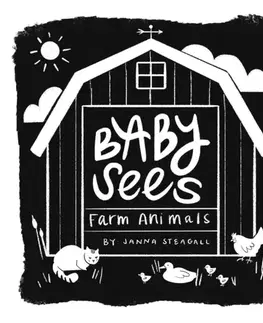 Leporelá, krabičky, puzzle knihy Baby Sees Farm Animals - Janna Steagall