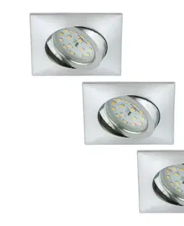 Svietidlá Briloner 6997-039 - SADA 3x LED Kúpeľňové podhľadové svietidlo LED/5W/230V IP23 6997-039