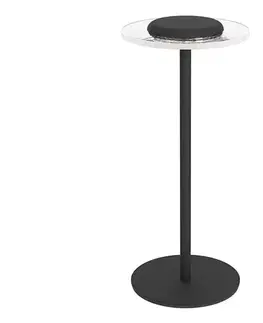 Lampy Eglo 75883 - LED RGBW stmievateľná nabíjateľná dotyková stolná lampa TREPELLA LED/5V 2000 mAh čierna 75883