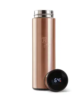 Termosky a termohrnčeky BERLINGER HAUS - Termofľaša LED displej 450ml Rose Gold