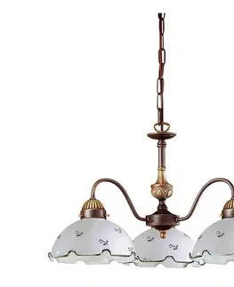 Svietidlá Kolarz 731.83.21 - Luster na reťazi NONNA 3xE27/75W/230V zelená 731.83.21