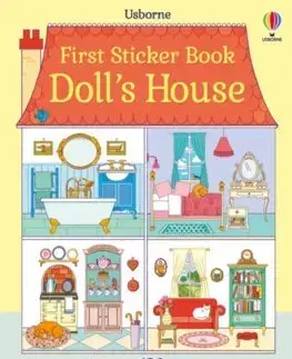 Nalepovačky, vystrihovačky, skladačky First Sticker Book Doll's House - Abigail Wheatley
