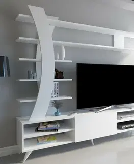 Konferenčné stolíky Televízna stena Duru White