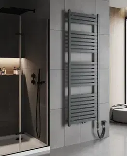 Radiátory do kúpeľne MEXEN/S - Urán radiátor + vykurovacia tyč 1800 x 600 mm, 900 W, antracit W105-1800-600-2900-66