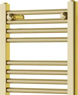 Radiátory do kúpeľne MEXEN - Mars vykurovací rebrík/radiátor 500 x 400 mm, 140 W, zlatý W110-0500-400-00-50