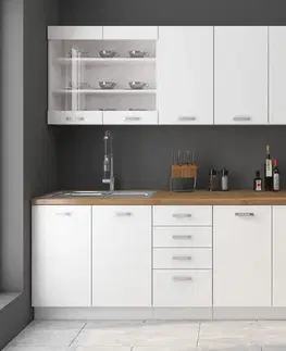 Kuchynské linky Moderná kuchyňa EKA biela 260