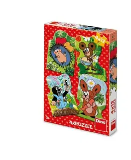 Do 49 dielikov Dino Toys Puzzle Krtko 2x12 Dino