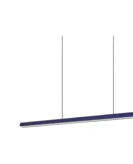 Svietidlá Ideal Lux - stmievateľný LED luster na lane DORICA LED/35W/230V CRI 90 140 cm modrý 366425