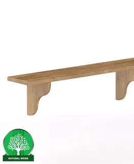 Kancelárske police Polička borovica PK120-100x25x20 dub