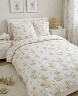 Obliečky Mušelínové obliečky Kačičky TiaHome - Detský set 130x90cm + 65x45cm