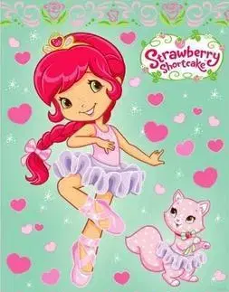 Nalepovačky, vystrihovačky, skladačky Strawberry - omalovánka A4