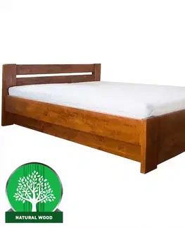 Drevené postele Posteľ drevené Lulea Plus 100x200 Jelša