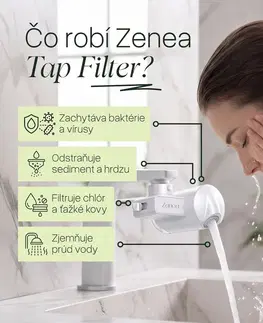 Vodné filtre Zenea Zenea Filter na Batériu Chrómová