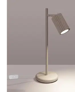 Lampy BRILAGI - LED stolná lampa CRESTO 1xGU10/10W/230V taupe BR.1770