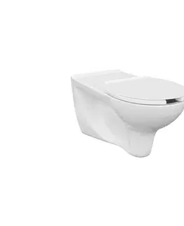 Svietidlá Cersanit K670-002 - Bezbariérové závesné WC ETIUDA keramika/biela K670-002