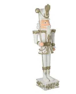 Vianočné dekorácie Figúrka Luskáčika 55 cm white