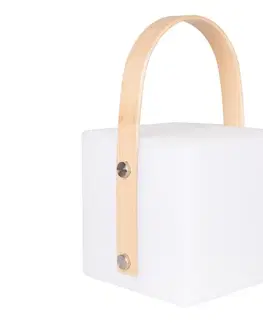 Záhradné lampy  LED RGBW Vonkajšia lampa MAJORKA LED/0,5W/5V USB 1200 mAh IP44 biela 330659