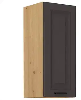 Kuchynské skrinky visiace Kuchynská skrinka STILO grafit mat/artisan 30g-72 1f