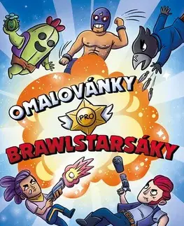 Pre deti a mládež - ostatné Omalovánky pro Brawlstarsáky - Pavla Filip Navrátilová