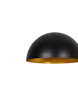 Lampy  Náhradné tienidlo k lustru na lanku SIVANI, Ø 60 cm, čierna/medená 892OPV9920