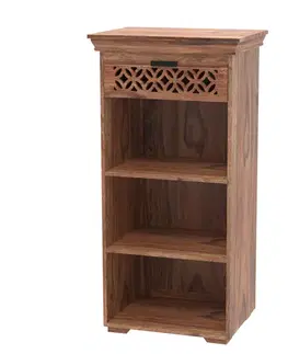 Knižnice Knižnica Mira 60x120x45 indický masív palisander