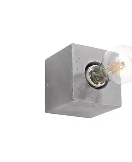 Svietidlá  Nástenné svietidlo ABEL 1xE27/60W/230V betón SL.0682