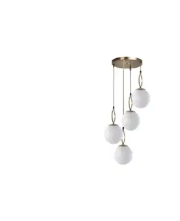 Svietidlá  Luster na tyči MORINO 4xE27/60W/230V 846STL2827