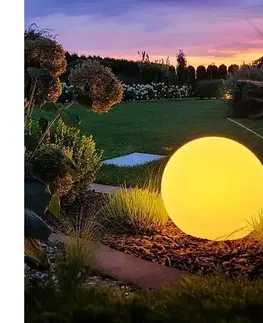 Záhradné lampy  LED vonkajšia lampa GLOBO 1xE27/11W/230V pr. 40 cm IP44 MI2488+BG0708