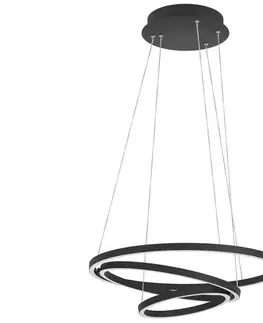 Svietidlá Eglo 900479 - LED Stmievateľný luster na lanku LOBINERO-Z LED/43,2W/230V čierna 900479