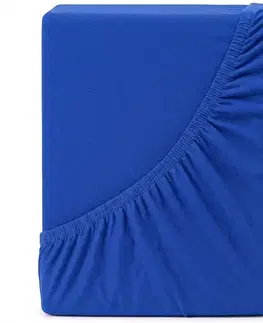 Plachty 4Home jersey prestieradlo Ideál kráľovská modrá, 70 x 140 cm