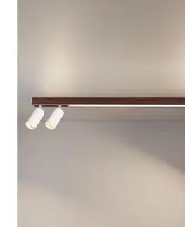Svietidlá BRILAGI - LED bodové svietidlo SELE 4xGU10/30W/230V + LED/25W biela/dubový dekor WO-LEDSELE120-09-OEM