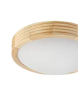 Svietidlá  Stropné svietidlo NATURAL MODERN SLIM 1xE27/15W/230V, priemer 27,5 cm, borovica LD-PD-8.1/R/SOSNA