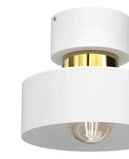 Svietidlá  Stropné svietidlo MARTI 1xE27/15W/230V biela/zlatá 9846