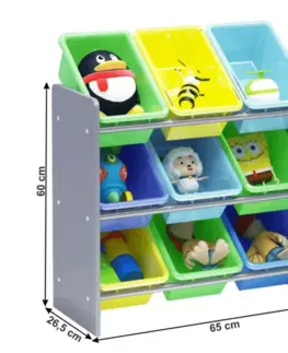 Detské regály Regál na hračky KIDO TYP 3 Tempo Kondela