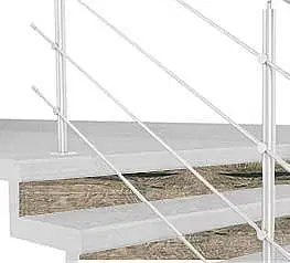 Schodové podstupnice Podstupnica TOPSTEP Dub sivý