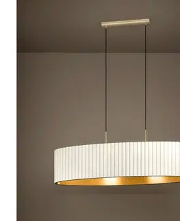 Svietidlá Eglo 39764 - Luster na lanku TAMARESCO 2xE27/40W/230V biela 39764